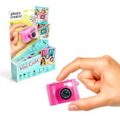 Abbildung von Canal Toys Fotocreator Mini Digicam kompakte 12MP Pocket Kamera, 1080p Full‑HD Video, 1,5″ LCD‑Bildschirm, Selfie‑Modus &amp; Farbfilter, MicroSD Karten‑Slot ideal für unterwegs CLK 061