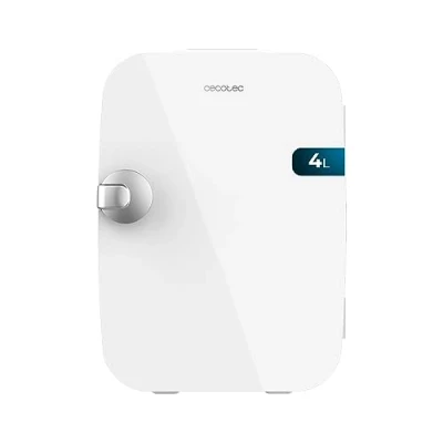 Abbildung von Cecotec Mini Kühlschrank Bolero MiniCooling 4L Río White, Betrieb mit 12V 220V, Kompatibel Auto und Wohnwagen, Kühl Heizfunktion, Temperaturbereich 5 65º, Einfacher Transport.
