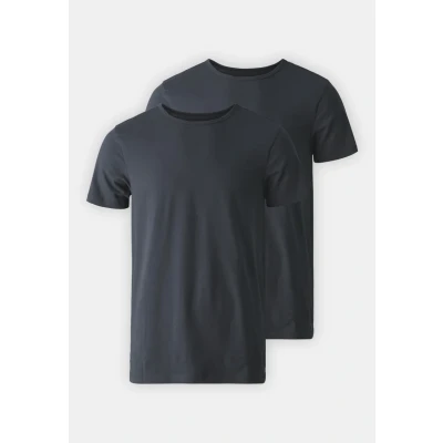 Abbildung von Levi&#039;s Solid CREW 2 PACK Unterhemd/shirt, Herren, Größe: Small, Jet black