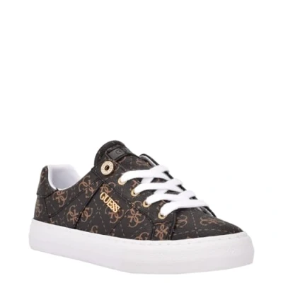 Abbildung von Guess Loven Damen Sneaker, Brauner Stoff, 40 EU