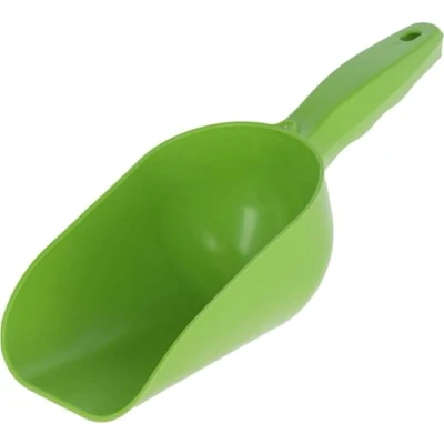 Abbildung von Kerbl Futterschaufel (Farbe: hellgrün, Fassungsvermögen: 500 g, aus bruchsicherem Kunststoff, Futterdosierer, Tierzubehör) 29624
