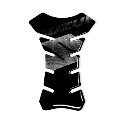 Abbildung von 4R Quattroerre.it 18083 Tankpad 3D Motorrad Tankschutz Suzuki, Schwarz, 13 x 19 cm
