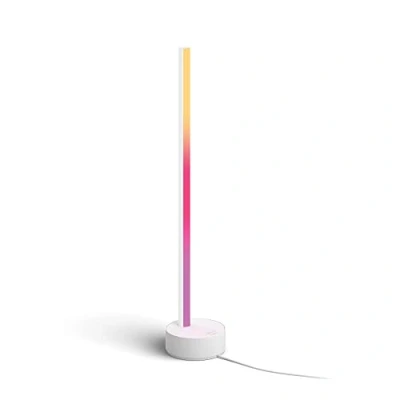 Abbildung von Philips Hue Gradient Signe Tischleuchte weiß 730lm, 16 Millionen Farben und Farbverläufe, dimmbar, steuerbar via App, kompatibel mit Amazon Alexa (Echo, Echo Dot)