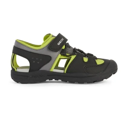 Abbildung von Geox J VANIETT Boy A Sandal, Black/Lime, 26 EU