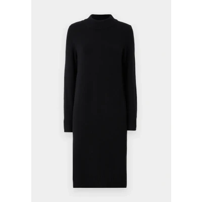 Abbildung von VILA Viril CREW NECK L/S NOOS Strickkleid, Damen, Größe: Small, Black