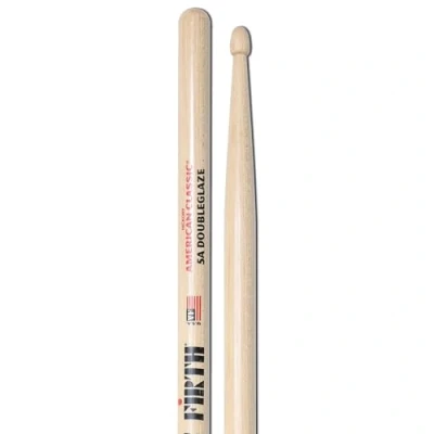Abbildung von Vic Firth American Classic® Series Drumsticks 5A DoubleGlaze Double Coat of Lacquer Finish Wood Tip
