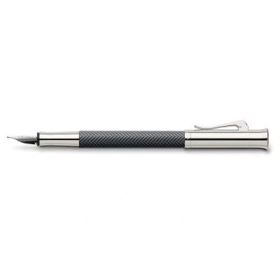 Abbildung von Graf von Faber Castell 146710 Tintenroller Guilloche Cisele, hochglänzend rhodiniert, anthrazit