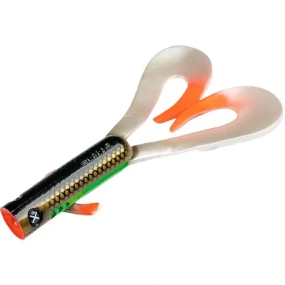 Abbildung von LMAB Drunk Dancer 15, 18 &amp; 23 cm Doppel Twister Angelköder Gummiköder für: Hecht Zander Hechtköder Zanderköder Kunstköder Twinler Pike (15 cm, Carpe Nostra)