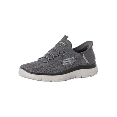 Abbildung von Skechers Summits KEY PACE Slipper, Herren, Größe: 39.5, Charcoal/black Schuhe