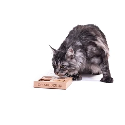 Abbildung von My Intelligent Dogs Interaktives Hundespielzeug Intelligenz Sudoku Small Basic Intelligenzspielzeug für Hunde &amp; Katze Spielzeug Hund, Katzenspielzeug Denkspiele