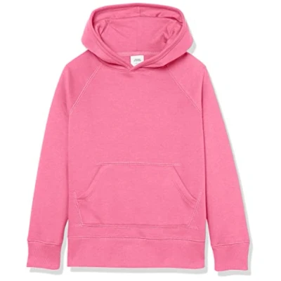 Abbildung von Amazon Essentials Mädchen Sweatshirtpullover mit Kapuze, Kräftiges Rosa, 9 Jahre