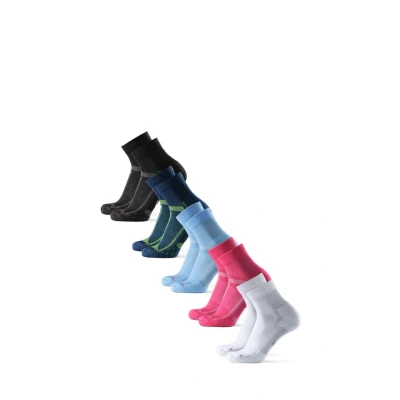 Abbildung von Danish Endurance LONG Distance 5 PACK Sportsocken, Größe: 43 47, Mottled light pink