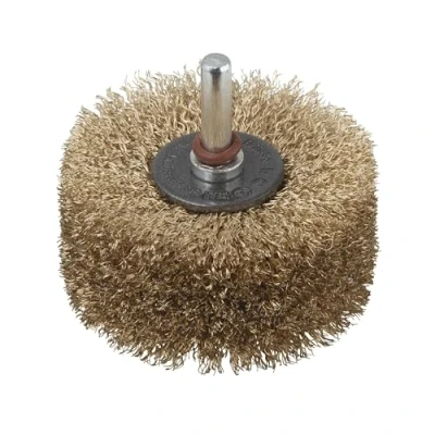 Abbildung von wolfcraft Holz Struktur Bürste I 2265000 Zum Strukturieren von Holzflächen Ø 80 x 35 mm Rundschaft 8