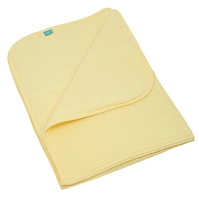 Abbildung von Urban Kanga Babydecke 2 Lagige Kinderwagen Decke aus 100% Baumwolle 100 X 70 cm (Sunshine)