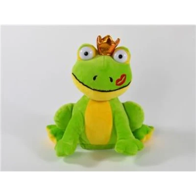 Abbildung von Laber Frosch &quot;Otto&quot;, plappert alles nach, Batterien inkl., 18x18,5x12cm