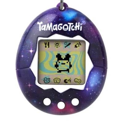 Abbildung von BANDAI Tamagotchi Original Galaxy Elektronisches virtuelles Tier mit Farbdisplay, 3 Tasten und Spielen Interaktives auf Deutsch Kinderspielzeug ab 8 Jahren 42933