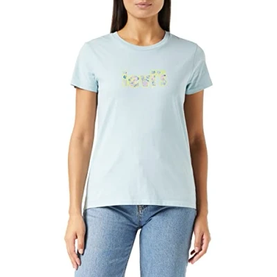 Abbildung von Levi&#039;s Damen The Perfect Tee T Shirt,Sterling Blue,XXS