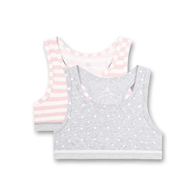 Abbildung von Sanetta Teens 2 PACK Bustier für Kinder, Größe: 164, Hellgrau melange