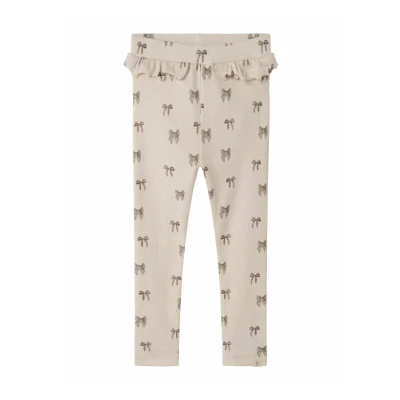 Abbildung von Lil&#039; Atelier Leggings Hosen für Kinder, Größe: 110, Silver peony