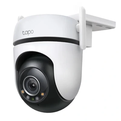 Abbildung von TP Link Tapo C520WS Überwachungskamera Außen, Starlight Farbe Nachtsicht,360 Kamera , 2K 4MP, 2 leistungsstarke Antennen,IP66 wetterfest, Sicherer lokaler&amp;Cloud Speicher, AI Erkennung, APP
