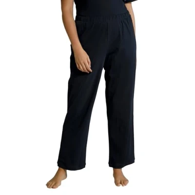 Abbildung von Ulla Popken Nachtwäsche Hose, Damen, Größe: 54/56, Marine