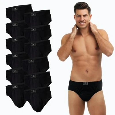 Abbildung von 6 12 Slips Herren Unterhosen Männer Slip Unterwäsche (12 stück, 6XL)