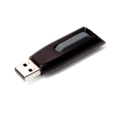 Abbildung von Verbatim Store &#039;n&#039; Go V3 USB Stick, 3.2 Gen1, 32 GB, Speicherstick mit Schiebemechanismus, 3 SuperSpeed Schnittstelle, externer Speicher für Laptop Notebook &amp; Co, schwarz