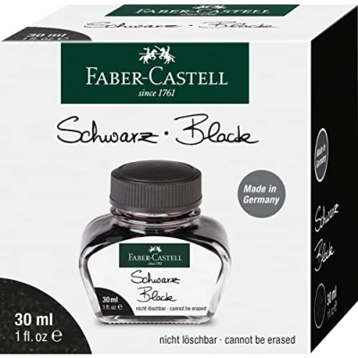 Abbildung von FABER CASTELL 149854 Tintenglas, 30 ml, schwarz