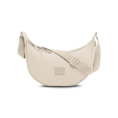 Abbildung von Johnny Urban Crossbody Bag Damen &amp; Herren Beige Ally Small Moon Design Bauchtasche im Halbmond Stil Halbrunde Tasche mit verstellbarem Gurt Wasserabweisend