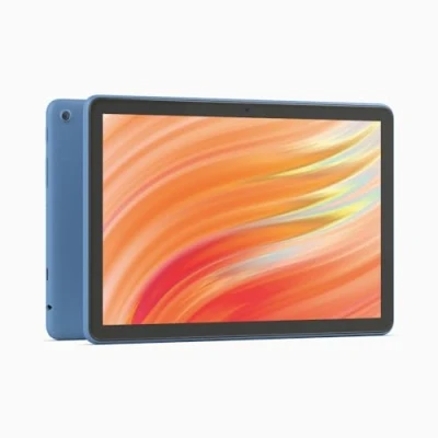 Abbildung von Zertifiziert und generalüberholt Fire HD 10 Tablet 2023, brillantes 10,1 Zoll Full Display, Octa Core Prozessor, 3 GB RAM, bis zu 13 Stunden Akkulaufzeit, 32 GB, blau, mit Werbung