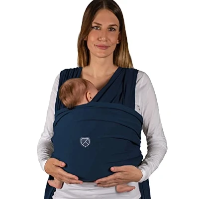 Abbildung von Koala Babycare Babytragetuch Einfach anzuziehen Elastisches Tragetuch bis zu 15 kg Verstellbar und Unisex