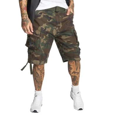 Abbildung von Brandit Savage Vintage Shorts, Herren, Größe: XXL, Woodland