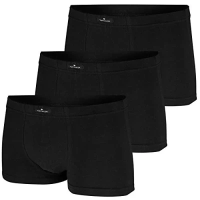 Abbildung von TOM Tailor 3 PACK Panties, Herren, Größe: XXL, Black