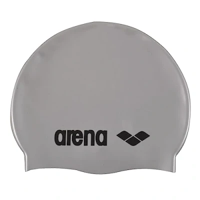 Abbildung von arena Classic Junior Unisex Silikon Schwimmkappe, Schwimmkappe für Jungen und Mädchen, Badekappe mit Verstärktem Rand, Weiche Strapazierfähige