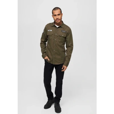Abbildung von Brandit Hemd, Herren, Größe: Large, Olive