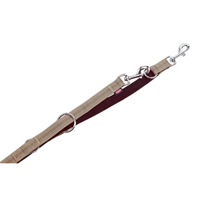 Abbildung von Nobby Führleine Soft Grip, beige / chocolate L: 200 cm, B: 15 mm, 1 Stück