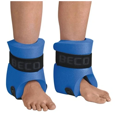 Abbildung von BECO Beinschwimmer Paar Auftriebshilfen Jogging Hilfe Aqua Training Unisex, Blau, M