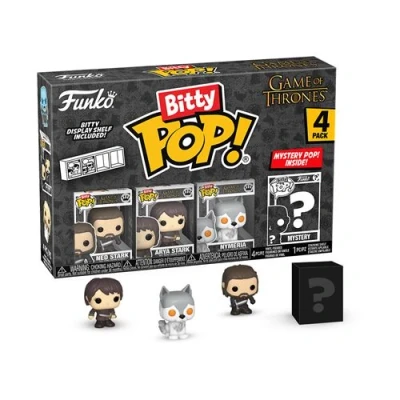 Abbildung von Funko Bitty Pop! GoT Ned Stark 4pkund eine Überraschungs Mini Figur 0.9 Inch (2.2 cm) Game of Thrones Sammlerstück Stapelbares Display Regal Inklusive Geschenkidee Party Tüten Strumpf