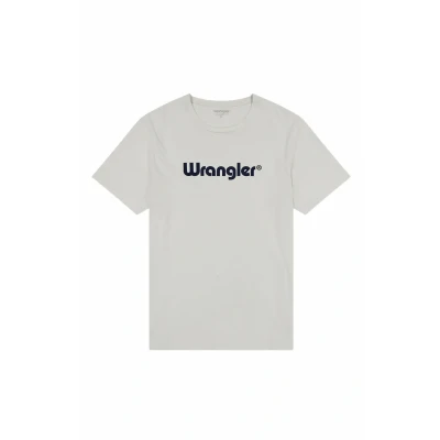 Abbildung von Wrangler LOGO Tshirt print, Herren, Größe: XL, White
