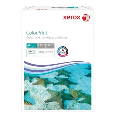 Abbildung von Xerox Colorprint Premium Farblaser Druckerpapier, weiß, 250g/m², A4, FSC Mix Credit, 1 Paket (250 Blatt), 003R95414