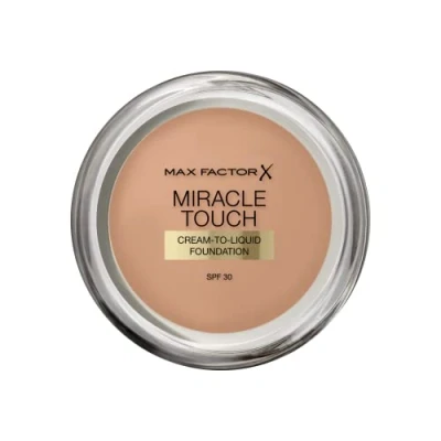 Abbildung von MAX FACTOR Miracle Touch Foundation Lightweight Cream To Liquid Formula SPF 30 &amp; Hyaluronic Acid 80 Bronze