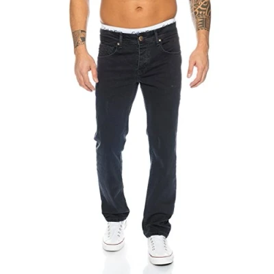 Abbildung von Rock Creek Herren Jeans Schwarz RC 2099 [W34 L30]