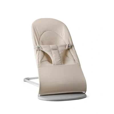 Abbildung von BabyBjörn Balance Soft Hängematte, Stoff/Jersey, Tri Fabric, Hellbeige