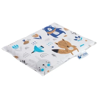 Abbildung von Medi Partners Kirschkernkissen Körnerkissen groß Wärmekissen 500g Rechteck 20x25cm Öko Natur 100% Baumwolle Wärme + Kältetherapie Massagetherapie (Boho Tiere)