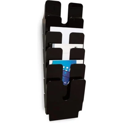 Abbildung von Durable Prospektspenderset (Flexiplus 6, A4 Hochformat) 1 Set, schwarz, 1700008061