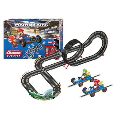 Abbildung von Carrera 20062492 Nintendo Mario Kart 8, Mehrfarbig, 58 x 10 40 cm