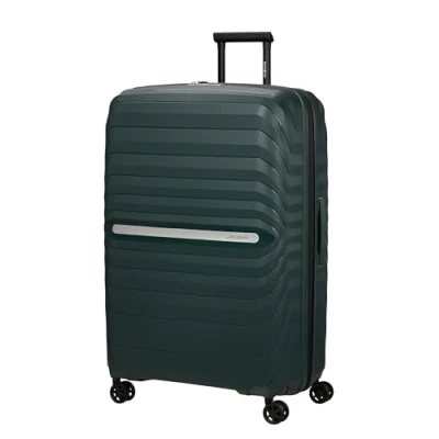 Abbildung von Samsonite Neo Flux Spinner XL, Erweiterbarer Koffer, 81 cm, 130/145 L, Grün (Jungle Green)