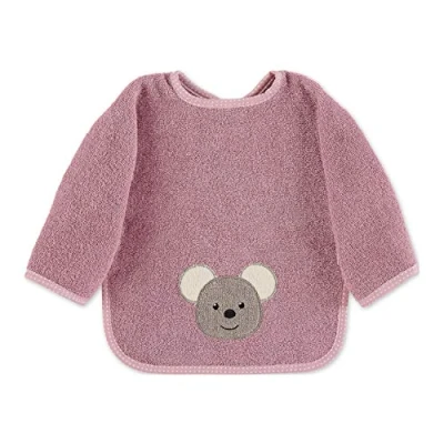 Abbildung von Sterntaler Unisex Baby Bib With Sleeves Ärmellätzchen Mabel, Rosa, 73x50 cm