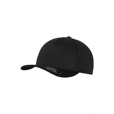 Abbildung von Flexfit 5 Panel Cap, Größe: S/M, Black