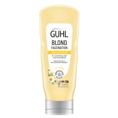 Abbildung von Guhl Blond Faszination Spülung Inhalt: 200 ml Haartyp: blond, blondiert, fein